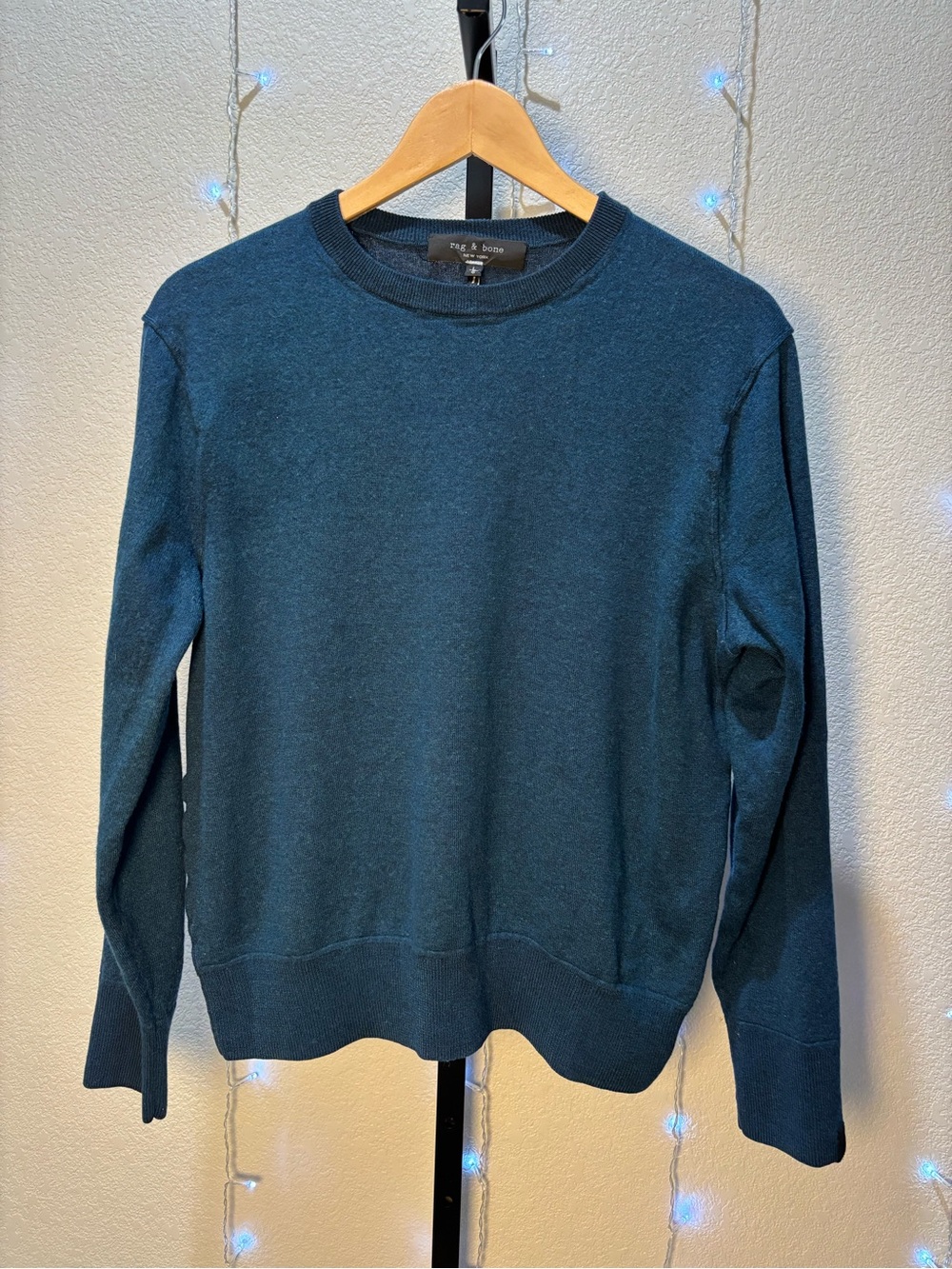 rag & bone Women's fine merina wool blend Crewneck Sweater